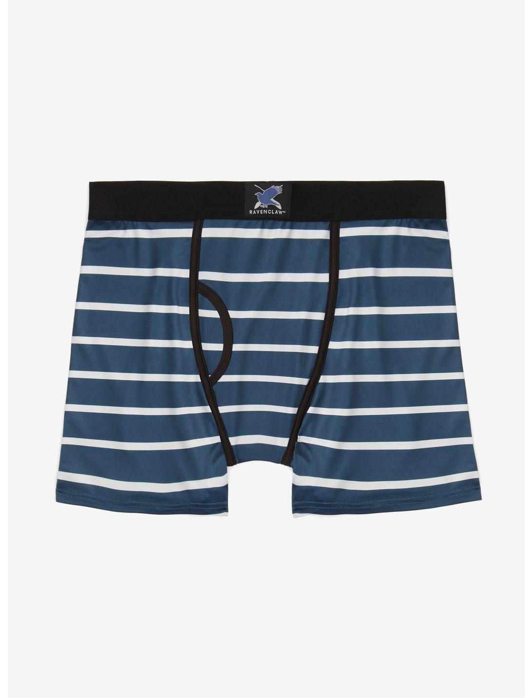 Harry Potter Ravenclaw Striped Boxer Briefs - BoxLunch Exclusive | BoxLunch