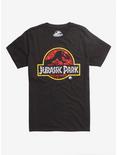 Jurassic Park Before & After T-Shirt Hot Topic Exclusive, BLACK, hi-res