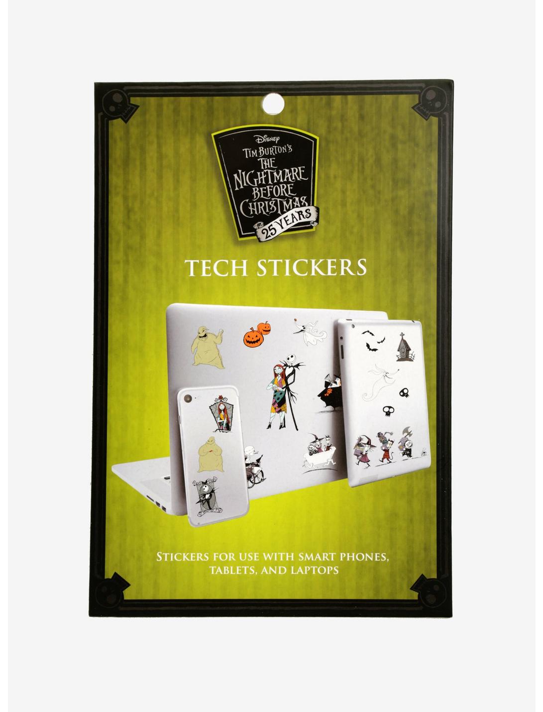 The Nightmare Before Christmas Tech Stickers - BoxLunch Exclusive, , hi-res