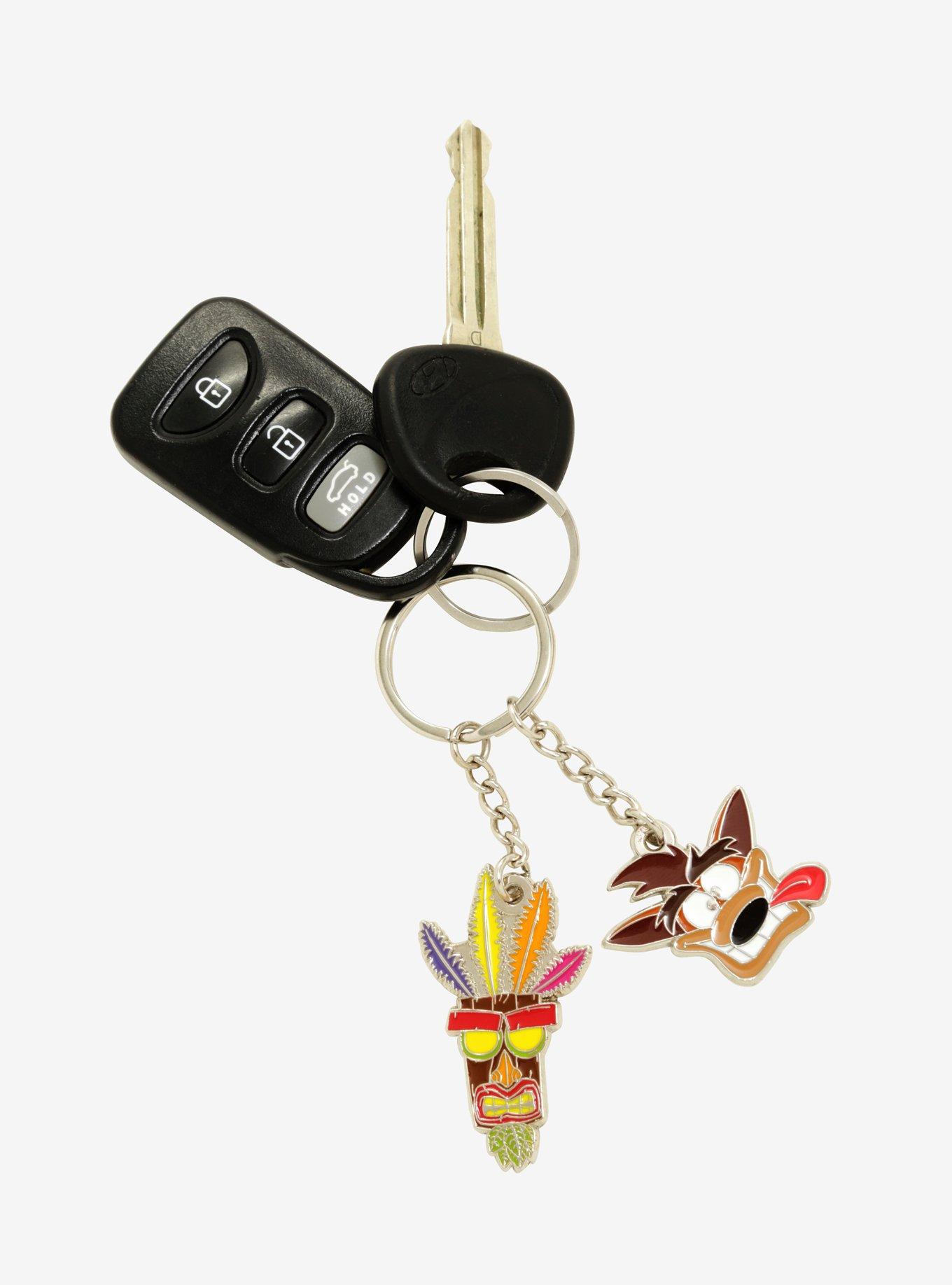 Crash Bandicoot Enamel Key Chain, , hi-res