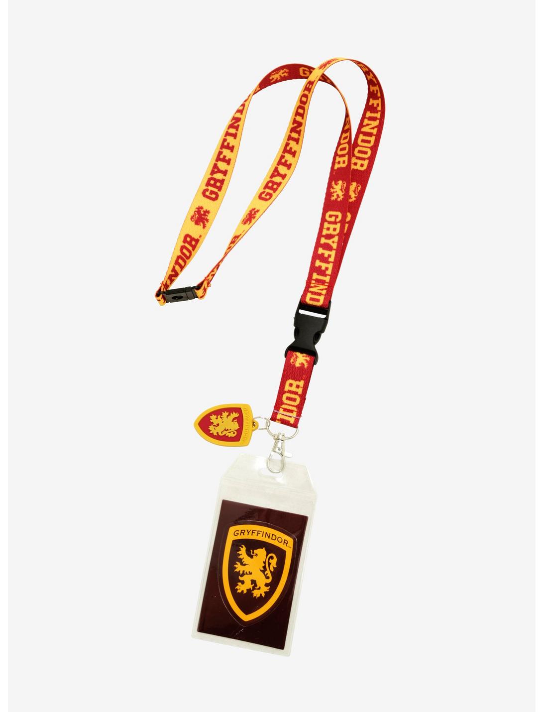 Harry Potter Gryffindor Lanyard - BoxLunch Exclusive, , hi-res
