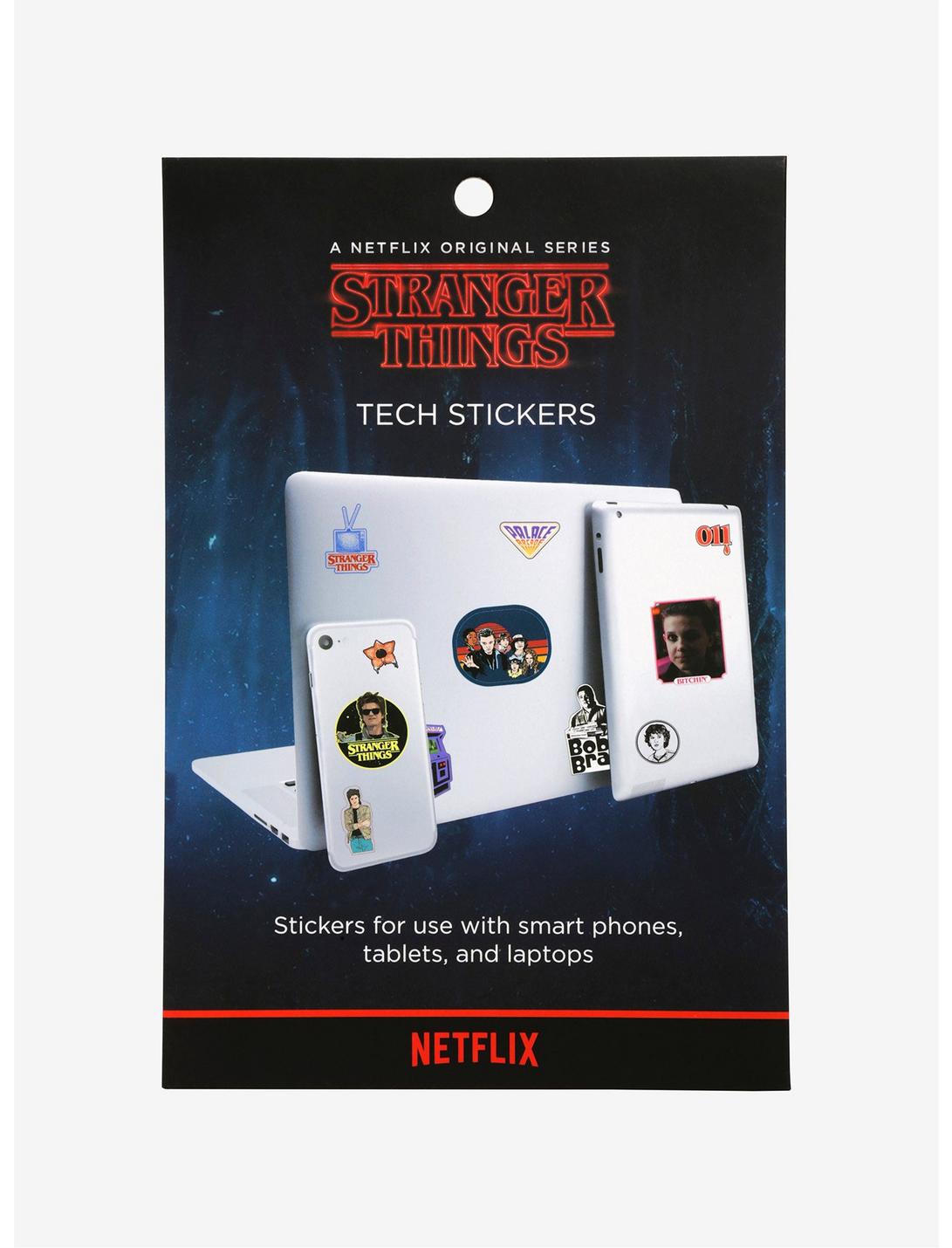 Stranger Things Tech Stickers, , hi-res