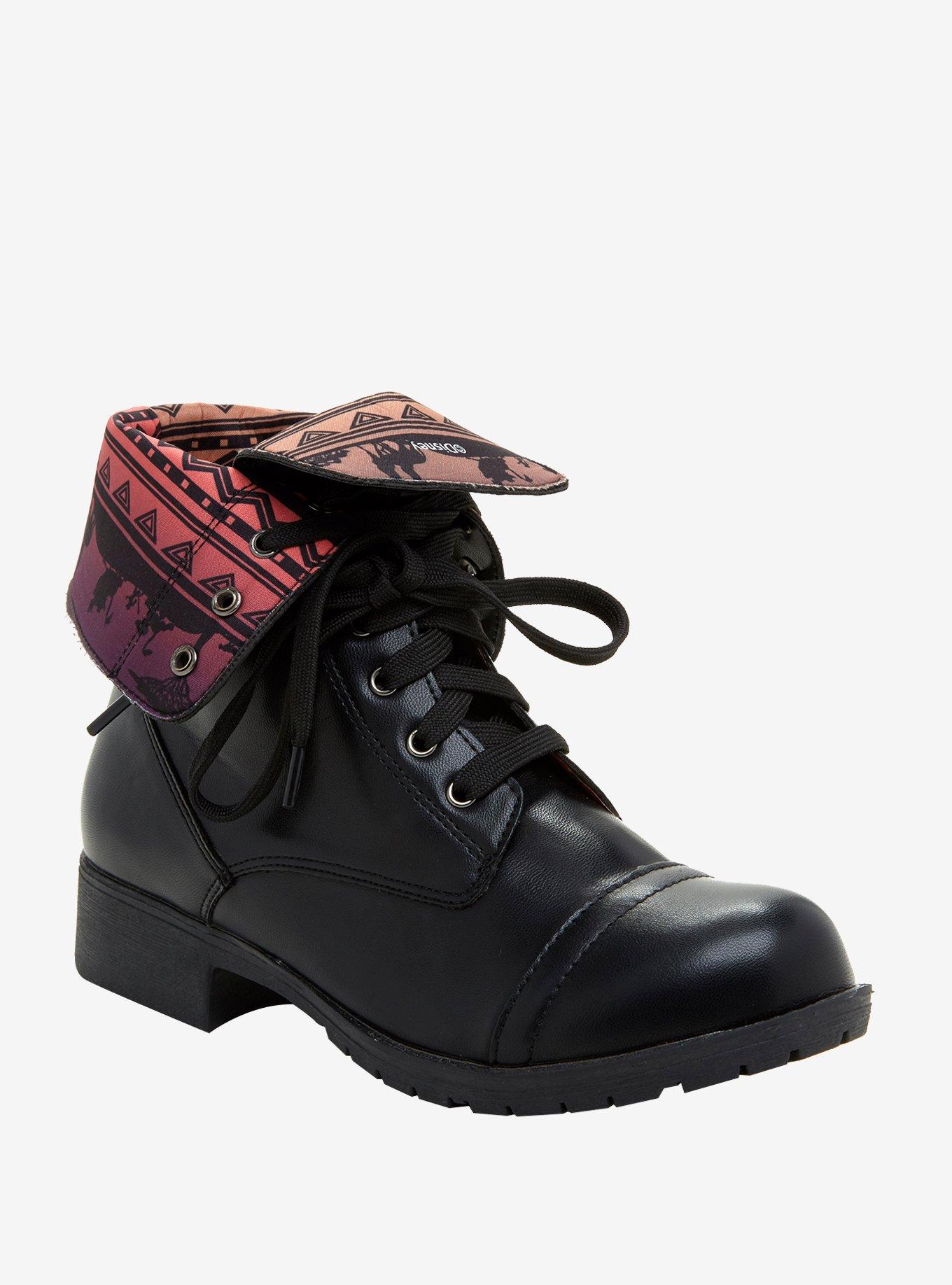 Disney The Lion King Geometric Lined Combat Boots, MULTI, hi-res