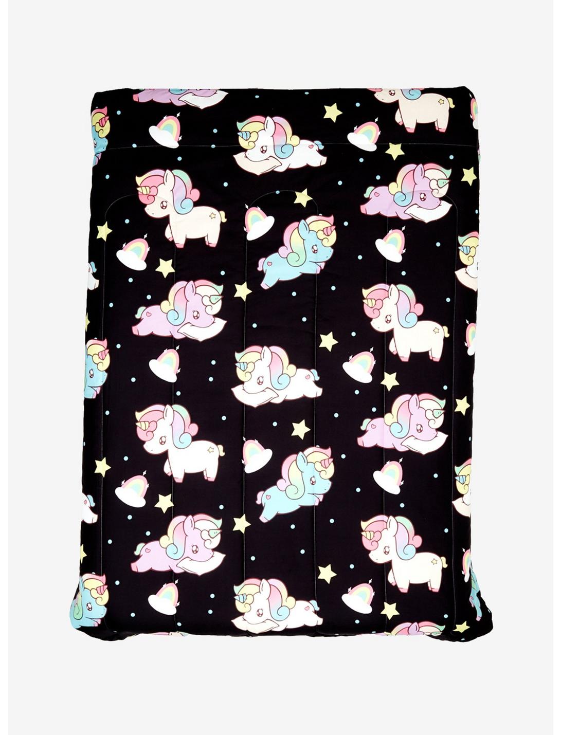 Pastel Space Unicorn Full/Queen Comforter, , hi-res