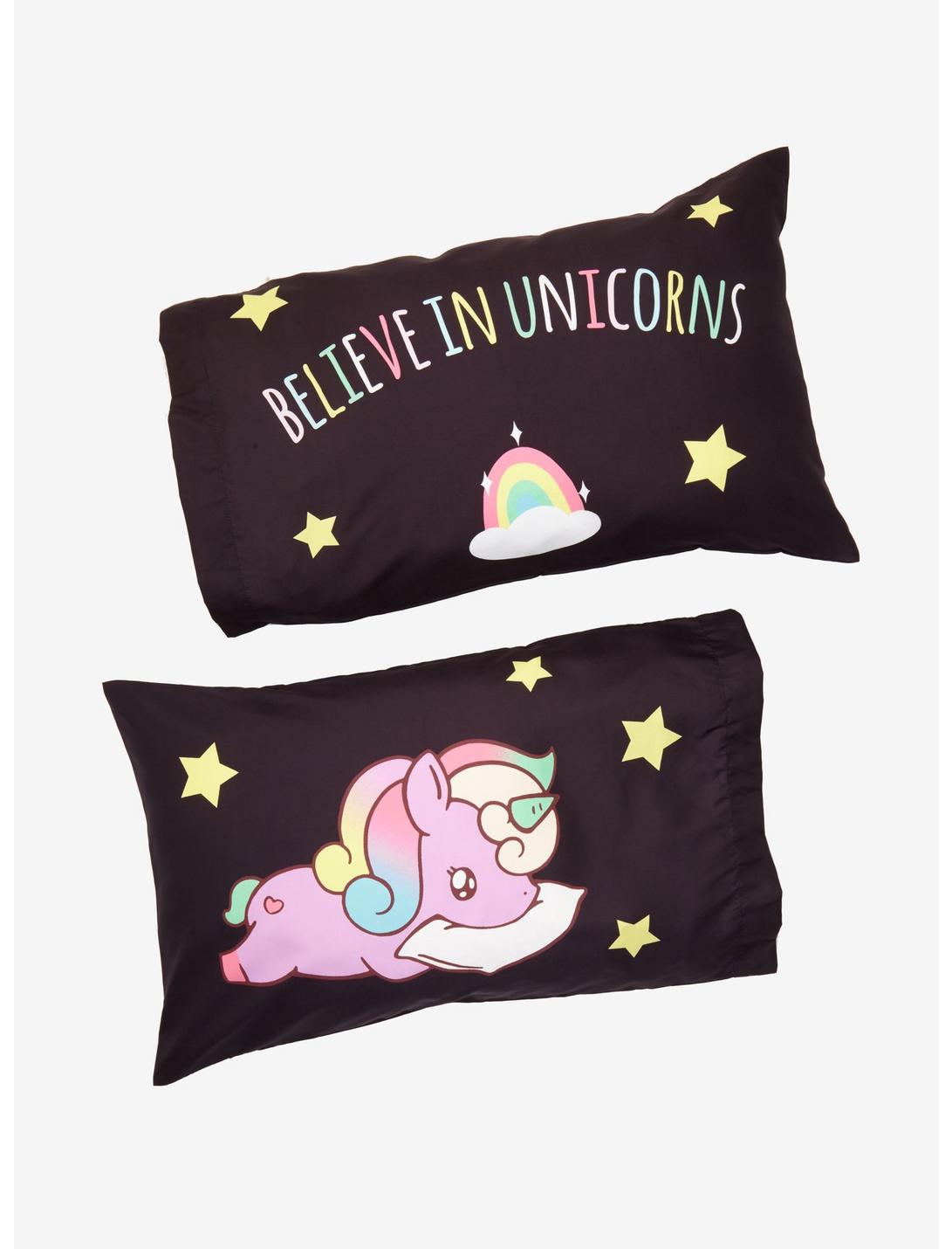 Believe In Unicorns Pillowcase Set, , hi-res