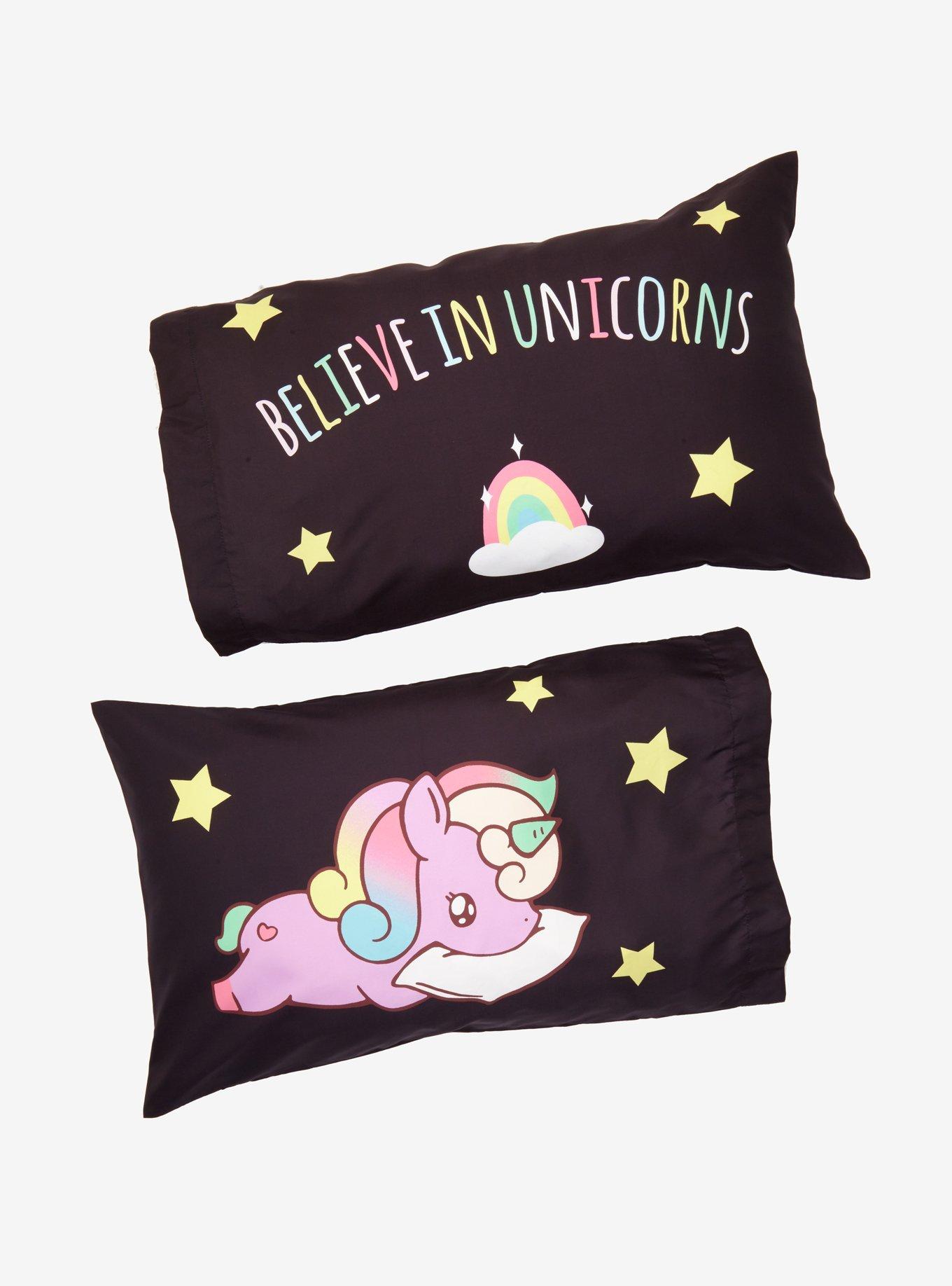 Believe In Unicorns Pillowcase Set, , hi-res