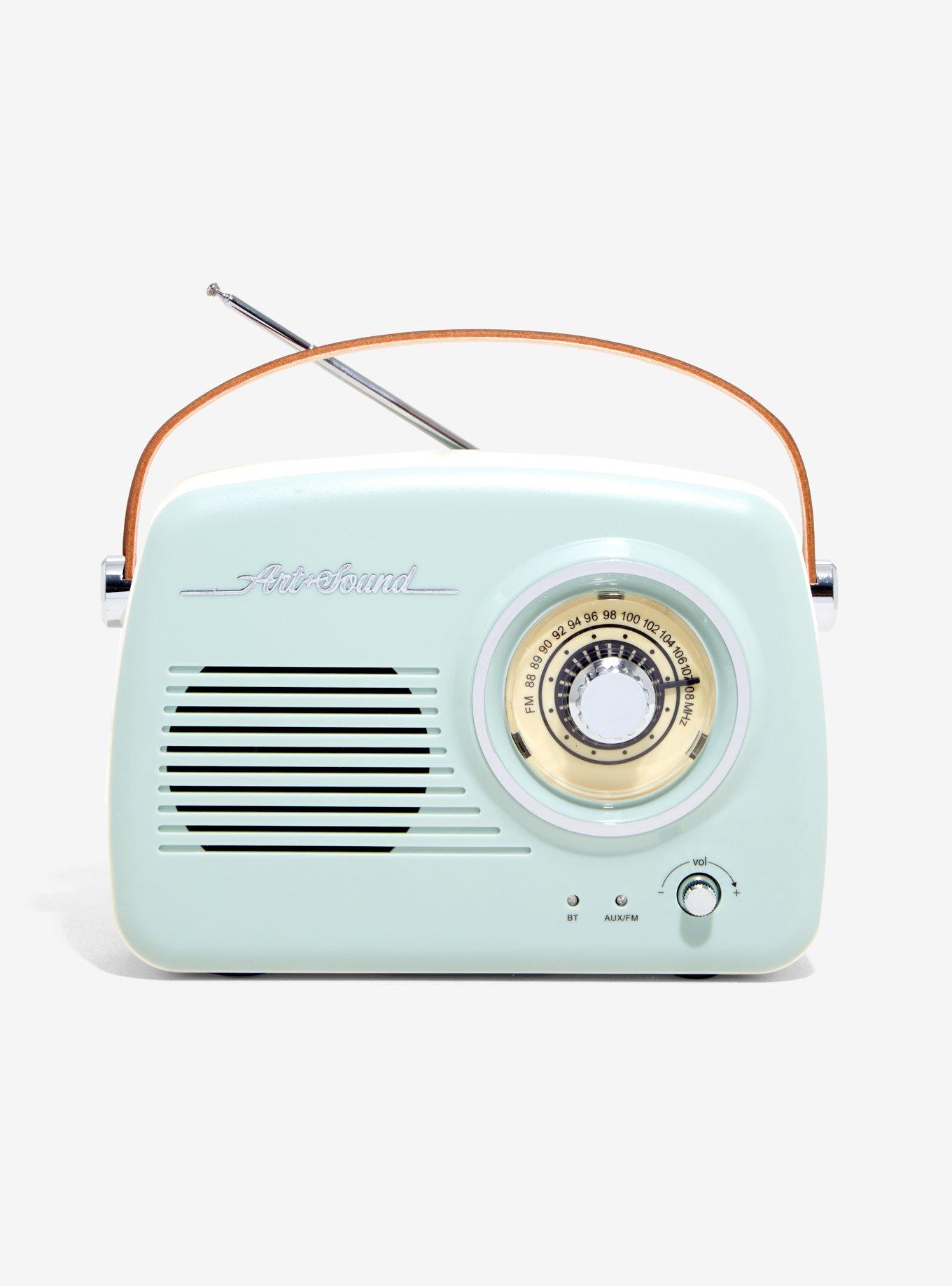 Green Vintage Wireless Radio Speaker, , hi-res