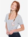Disney The Aristocats Marie Donut Womens Tee - BoxLunch Exclusive, GREY, hi-res