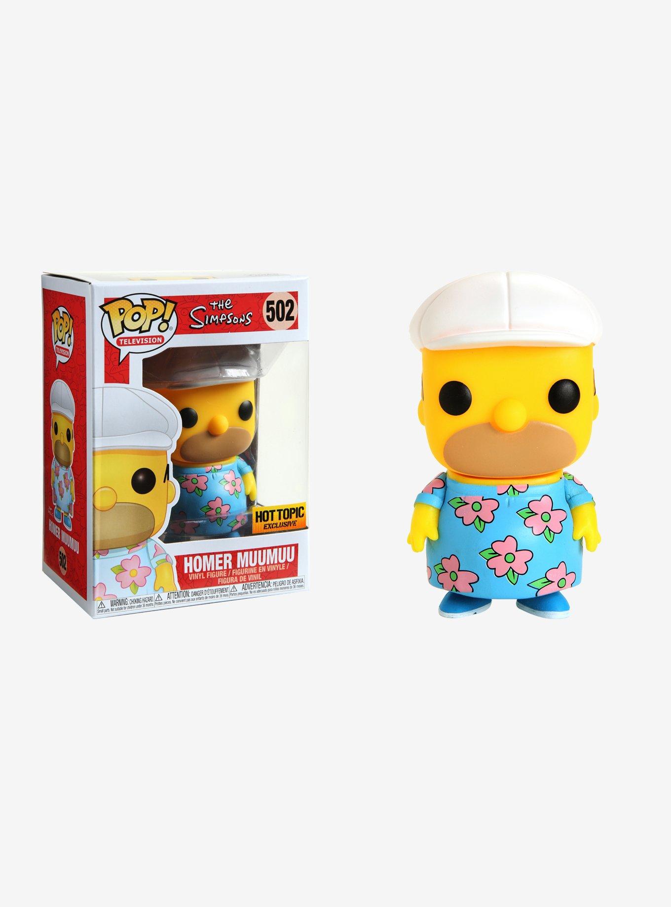 Funko The Simpsons Pop! Television Homer Muumuu Vinyl Figure Hot Topic Exclusive, , hi-res