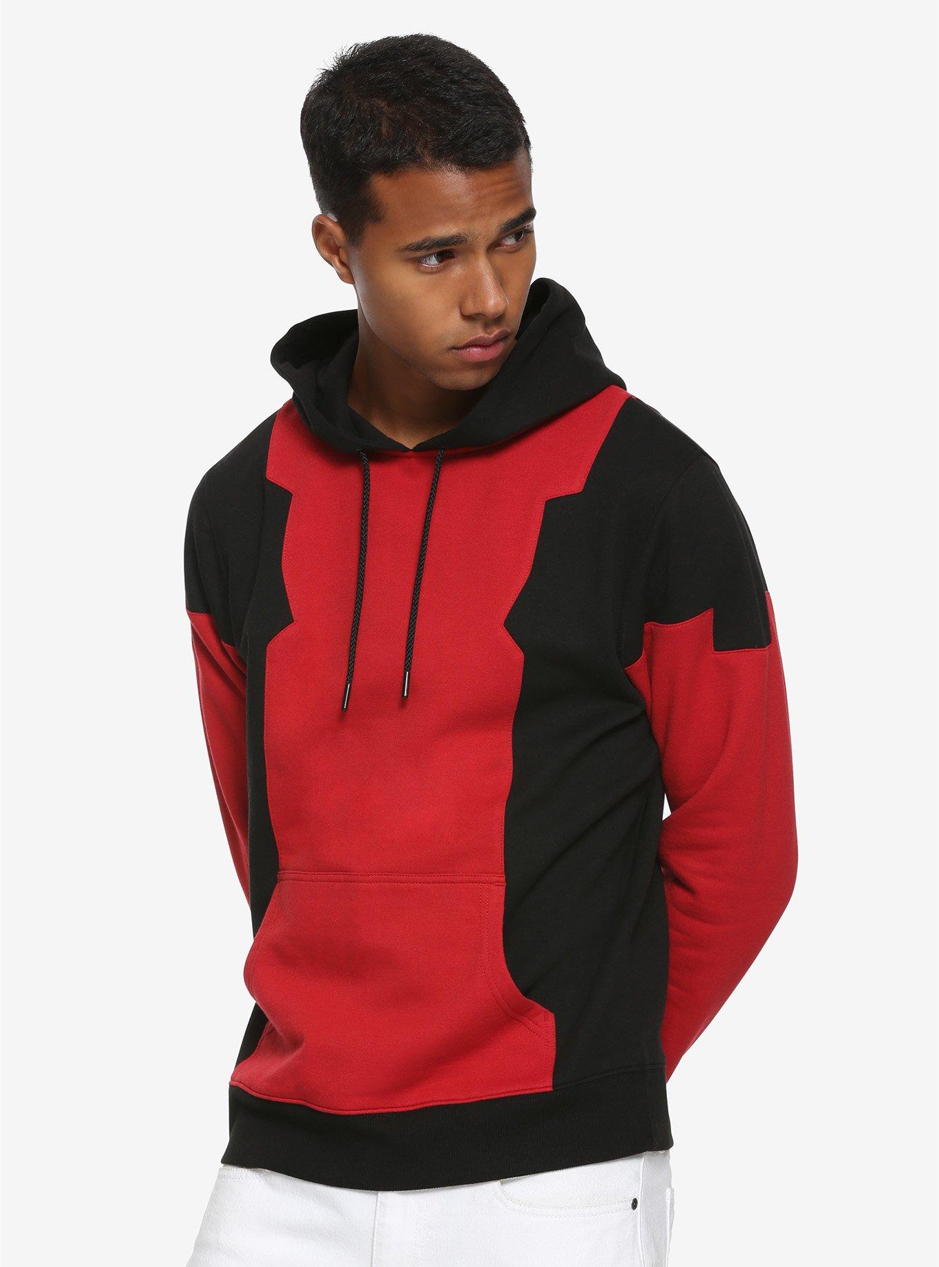 Deadpool Cosplay Hoodie Hot Topic