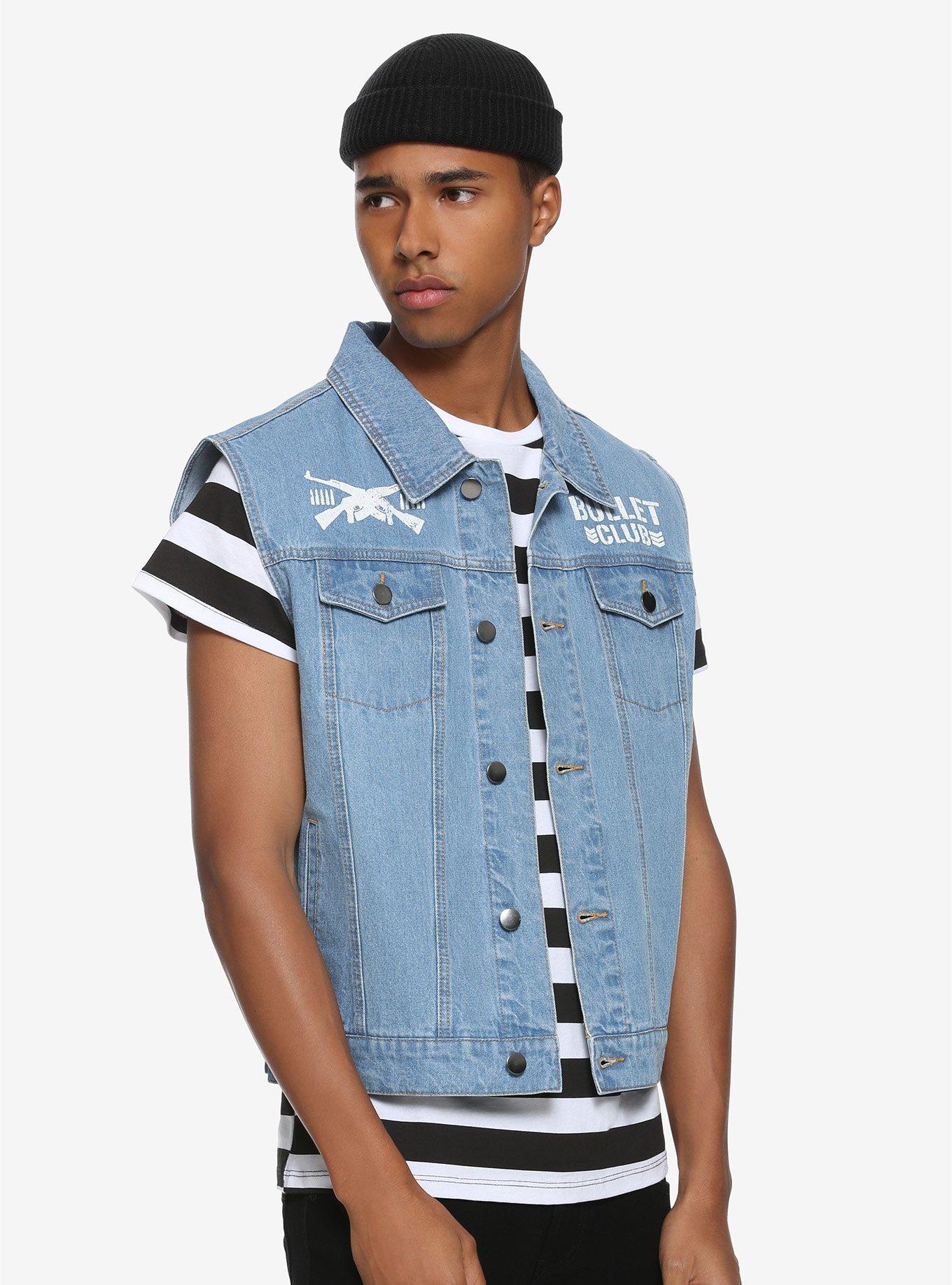 Denim club vest sale