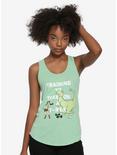Her Universe Tomb Raider Shadow Of The Tomb Raider T-Rex Training Girls Tank Top, GREEN, hi-res