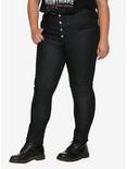 Judy Blue Black High-Waisted Skinny Jeans Plus Size, BLACK, hi-res