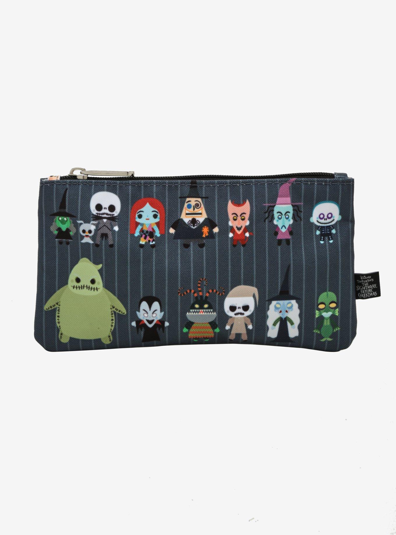 Loungefly The Nightmare Before Christmas Pinstripe Pencil Case, , hi-res