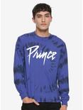 Prince Logo Purple Tie Dye Long-Sleeve T-Shirt, PURPLE, hi-res