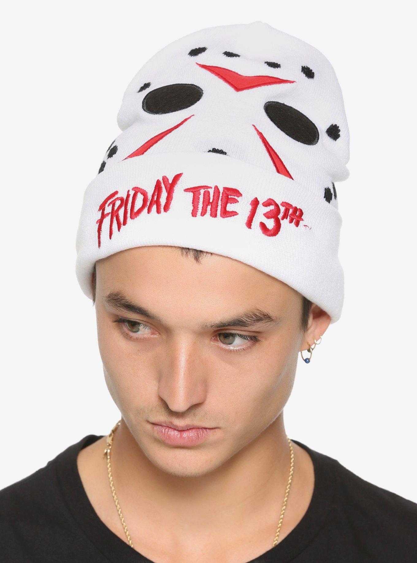 Friday The 13th Jason Mask Watchman Beanie, , hi-res
