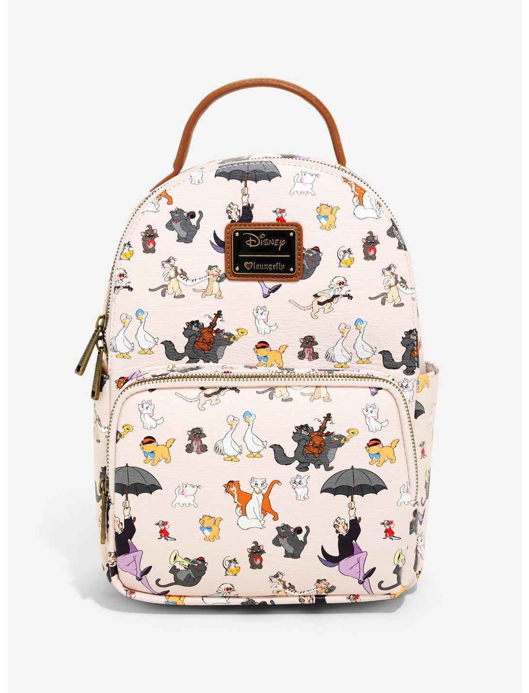 Loungefly Disney Aristocats Allover Print Mini Backpack - BoxLunch Exclusive, , hi-res
