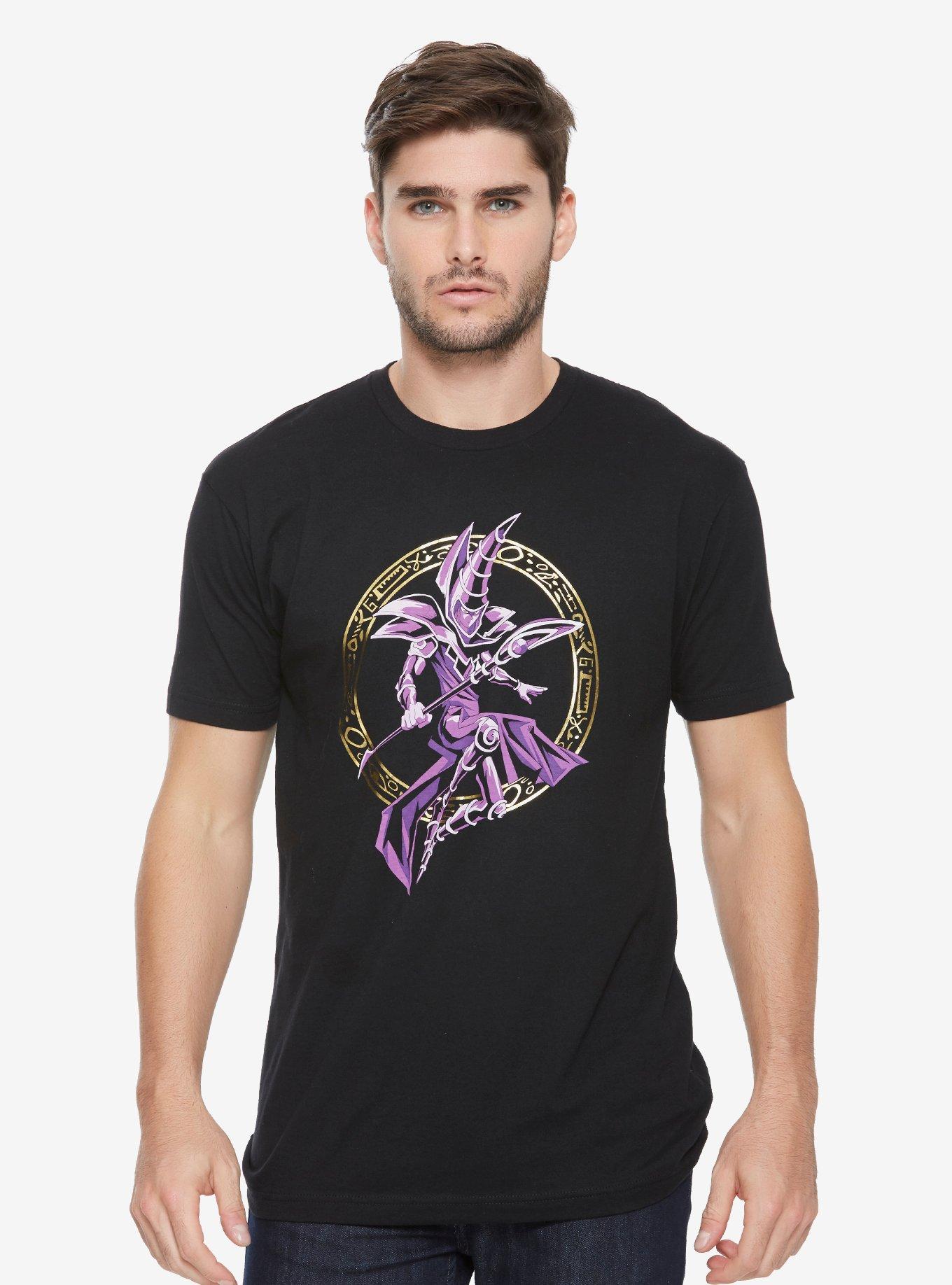 yugioh card t shirt YoungLA Men's 4123 Yu-Gi-Oh! Tees Dark Magician, Small main image 1