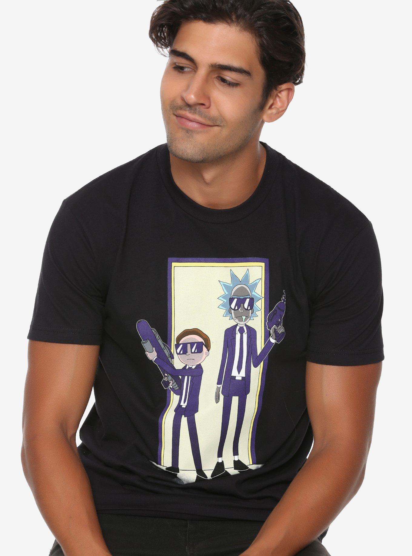 Rick And Morty Suited T-Shirt - BoxLunch Exclusive, BLACK, hi-res