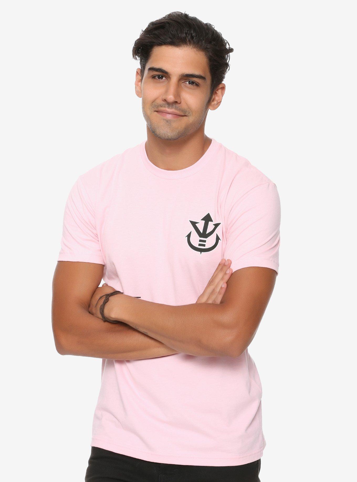 Dragon Ball Z Vegeta Badman T-Shirt - BoxLunch Exclusive, PINK, hi-res