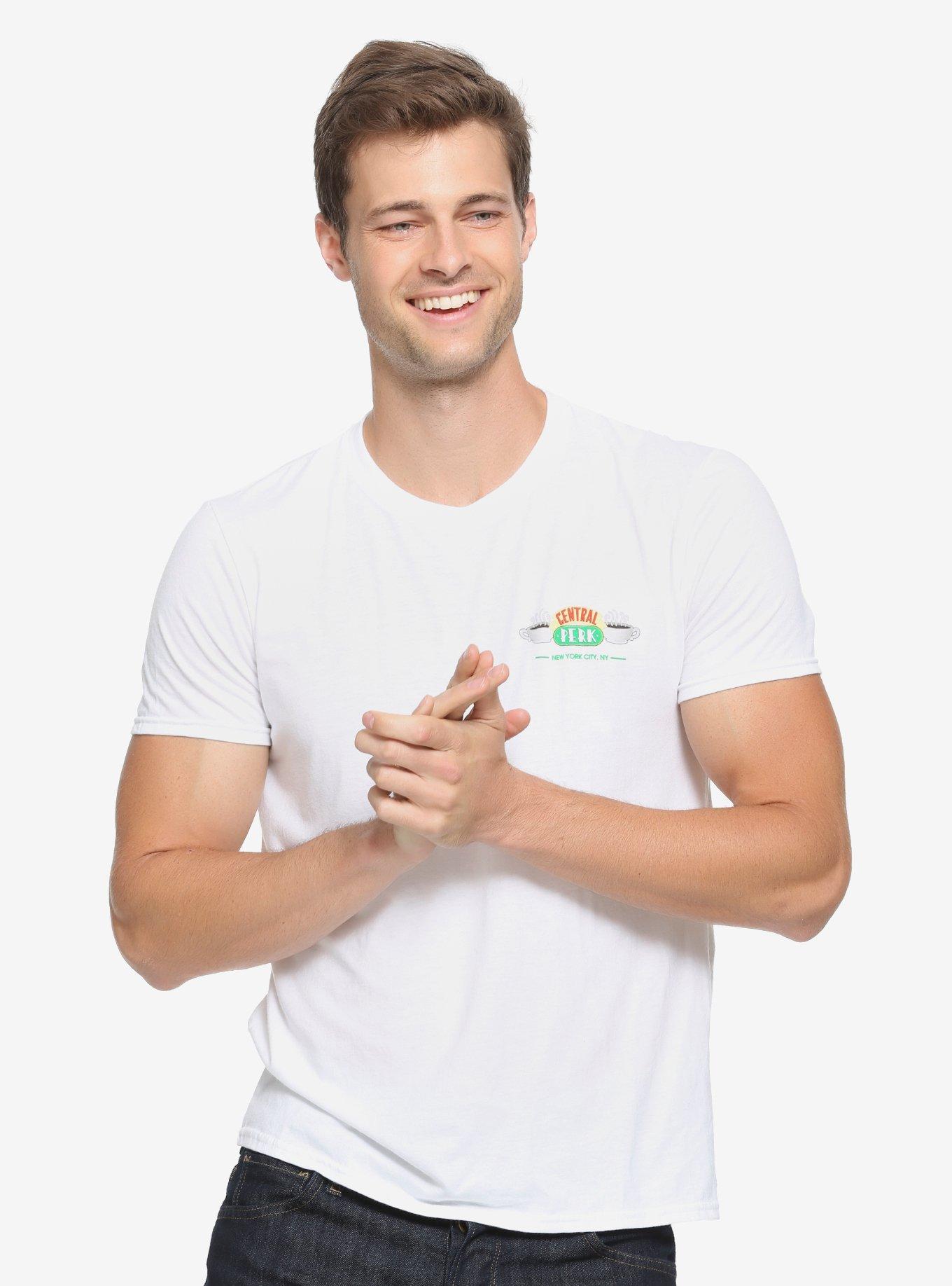 Friends Central Perk Greenwich Village T-Shirt - BoxLunch Exclusive, WHITE, hi-res