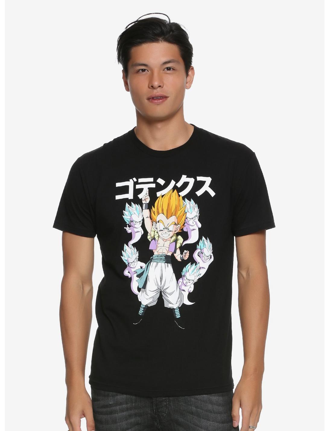 Dragon Ball Z Gotenks Ghost T-Shirt - BoxLunch Exclusive, BLACK, hi-res