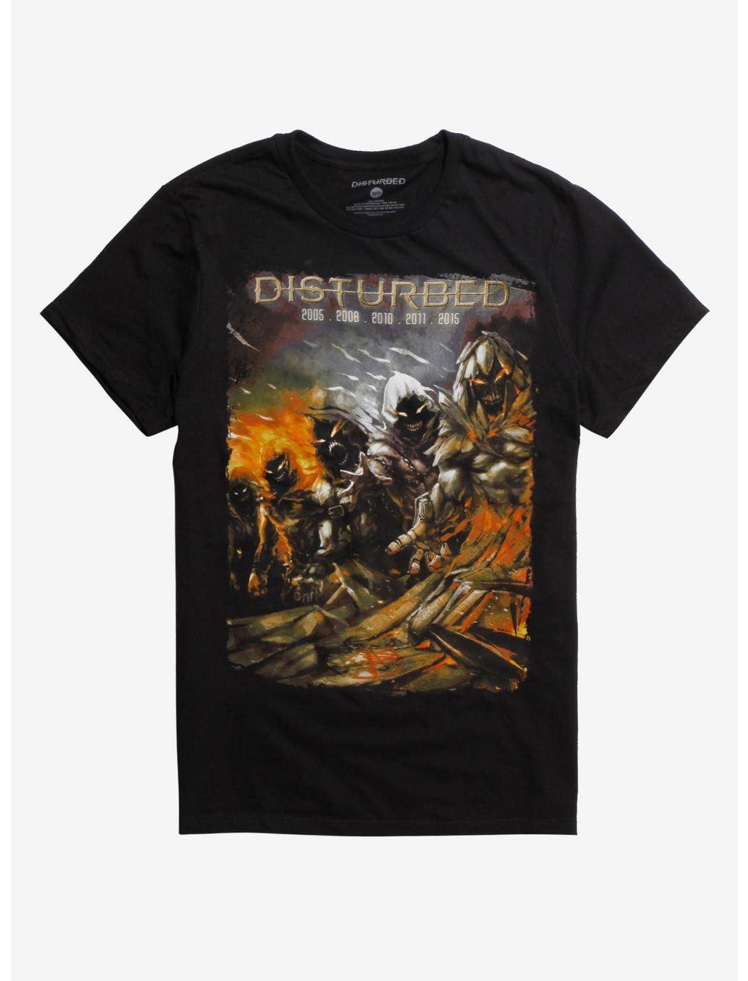 Disturbed Indestructible T-Shirt, BLACK, hi-res
