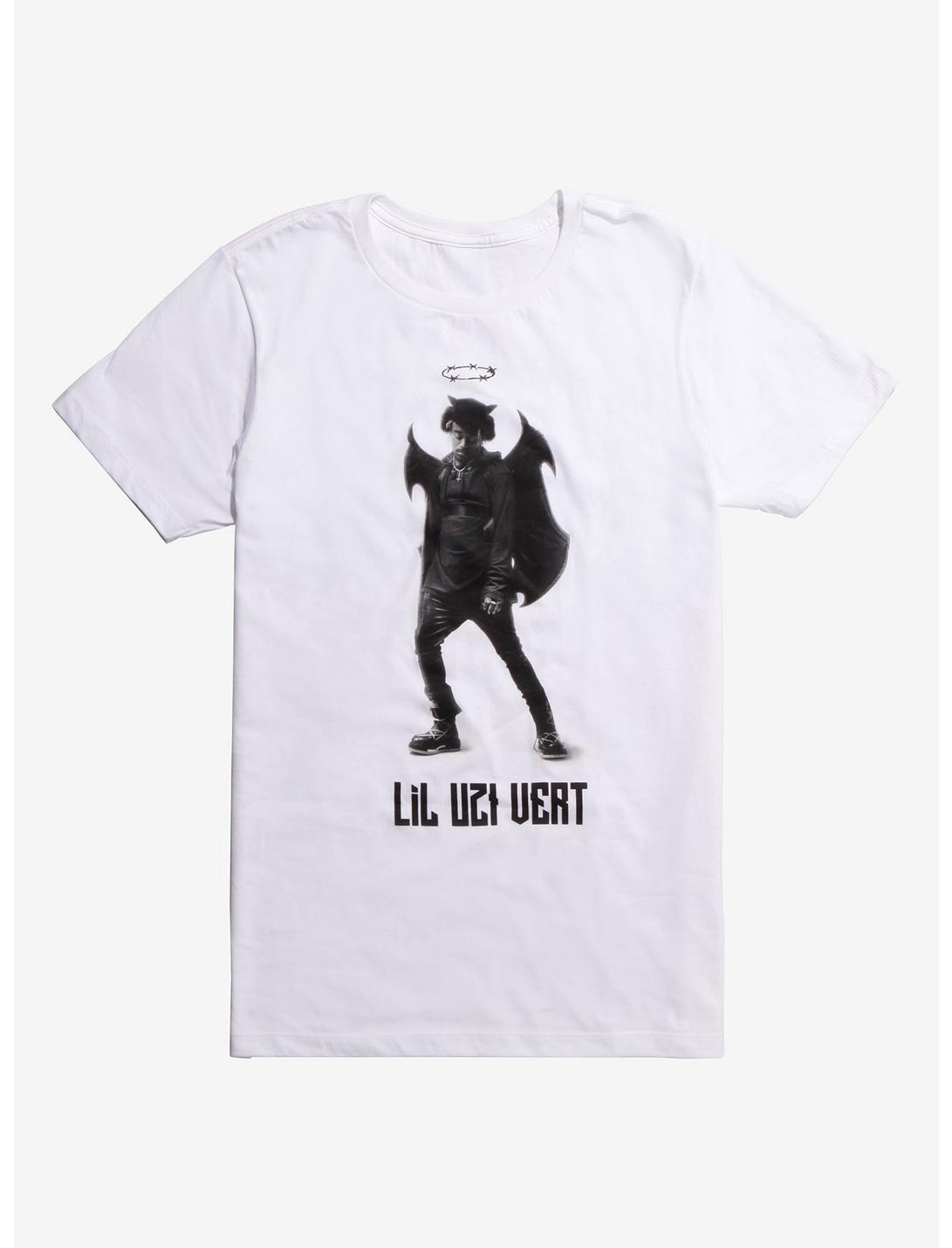 Lil Uzi Vert Devil Photo T-Shirt, WHITE, hi-res