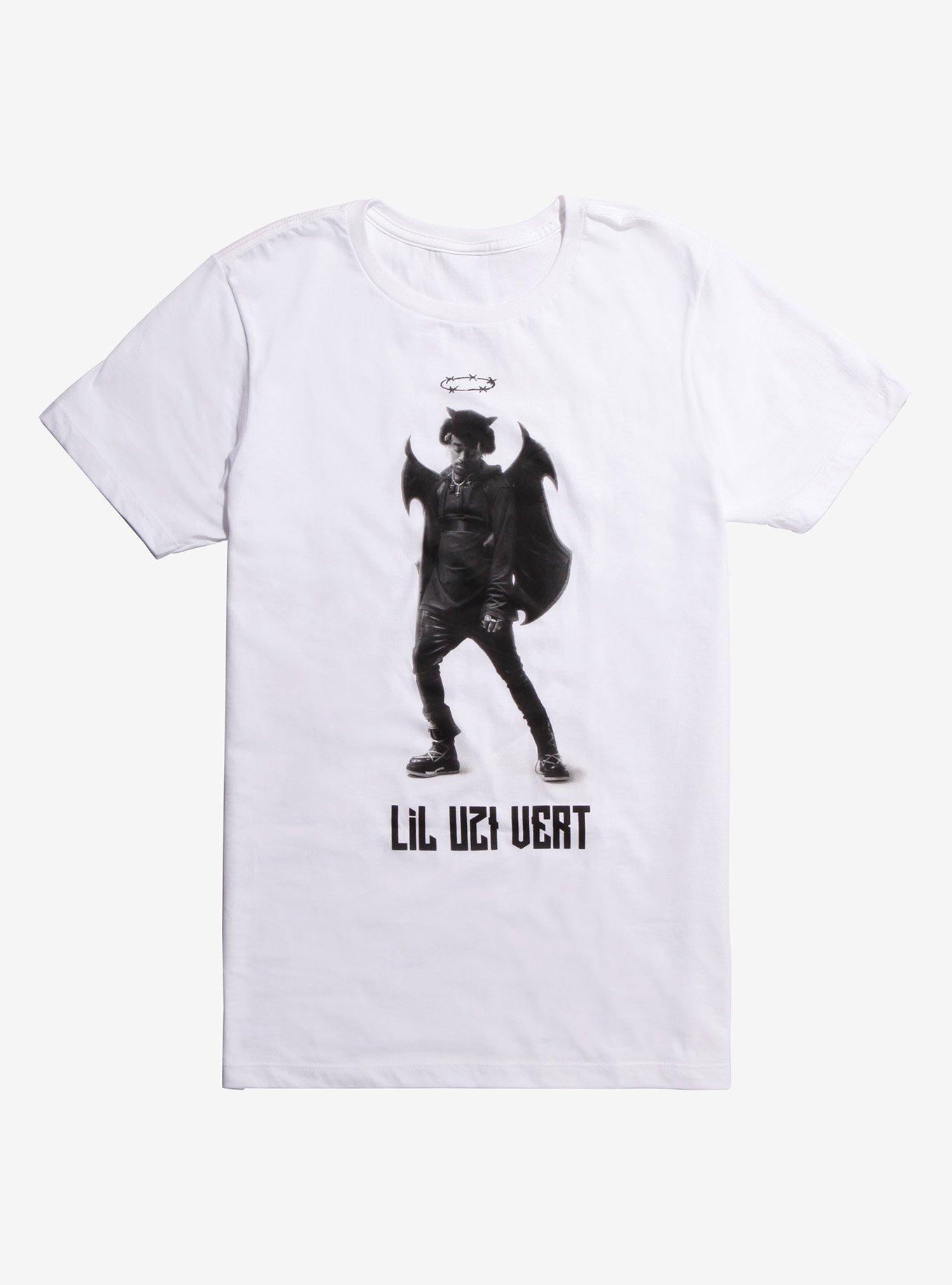 Lil Uzi Vert Devil Photo T-Shirt, WHITE, hi-res