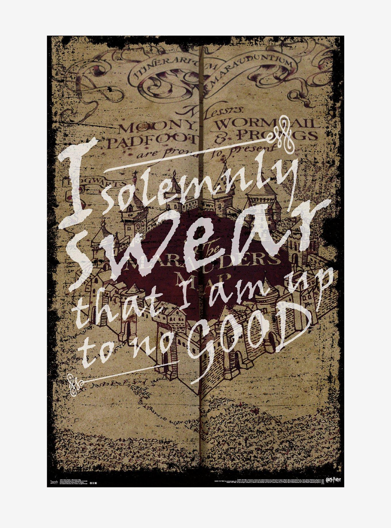 Harry Potter Marauder's Map Quote Poster, , hi-res