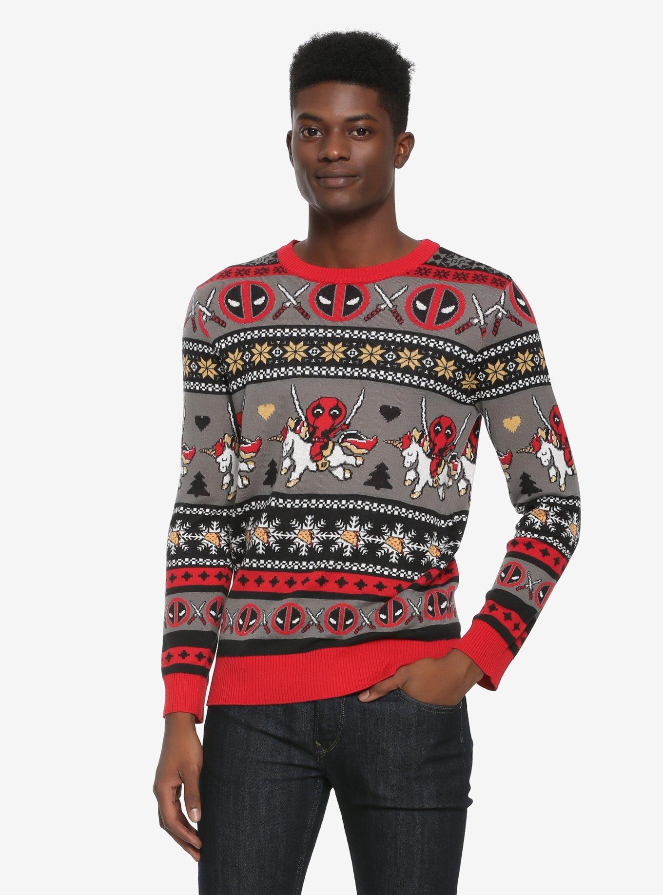 Deadpool unicorn sale sweater