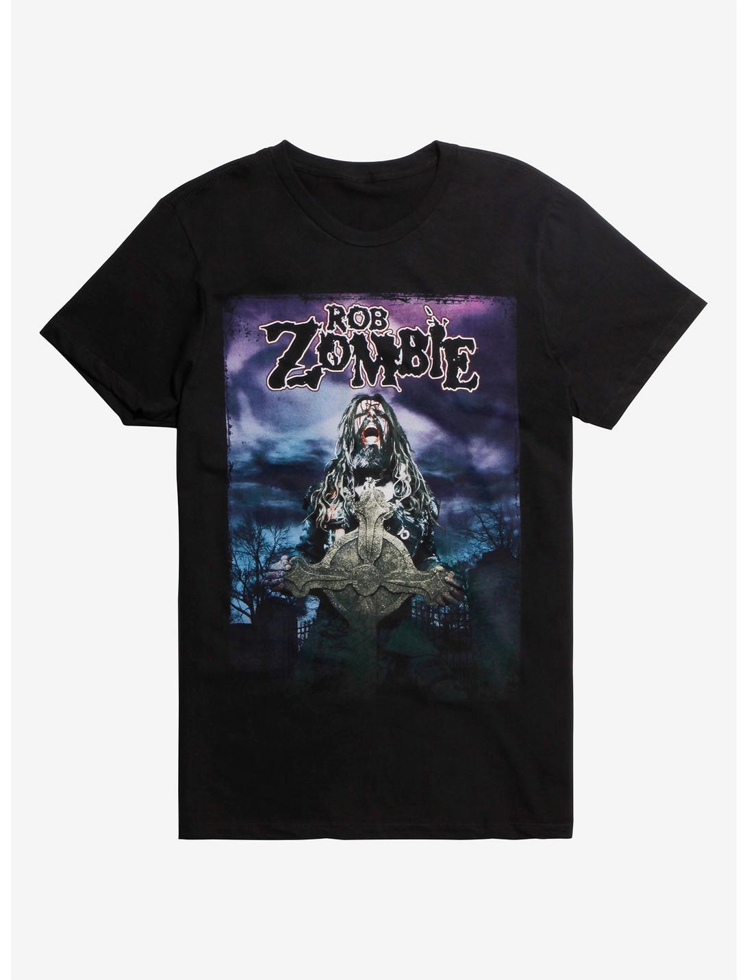 Rob Zombie Gravestone T-Shirt, BLACK, hi-res
