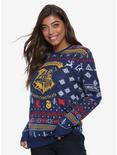 Harry Potter Hogwarts Holiday Sweater - BoxLunch Exclusive, BLUE, hi-res