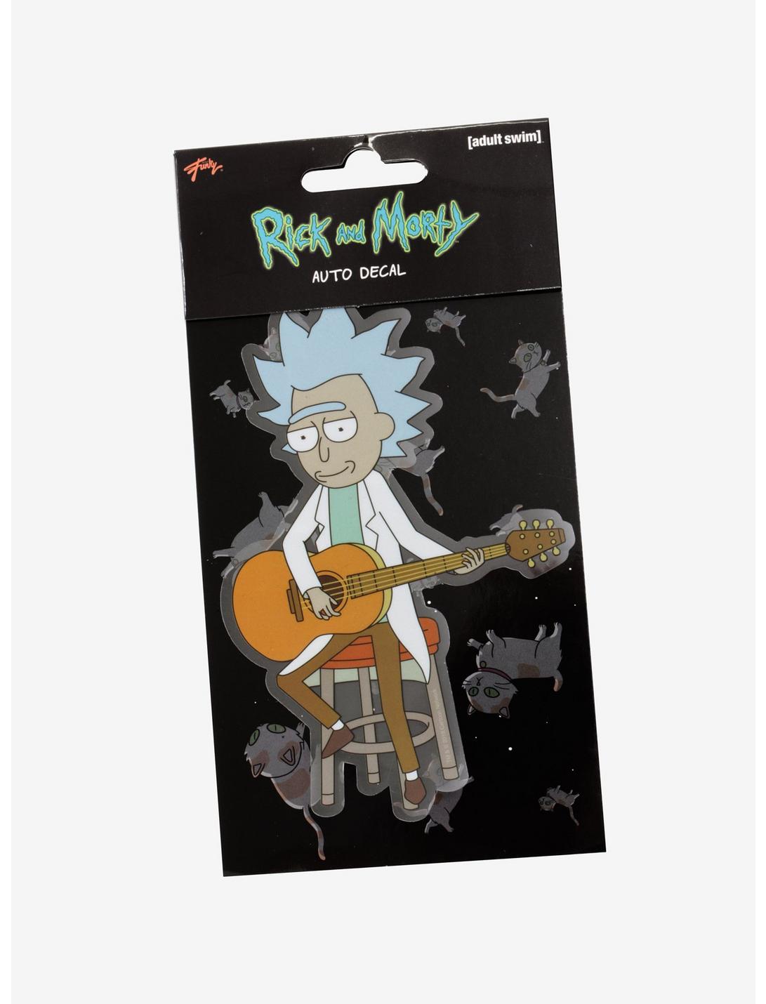 Rick And Morty Tiny Rick Guitar Decal, , hi-res