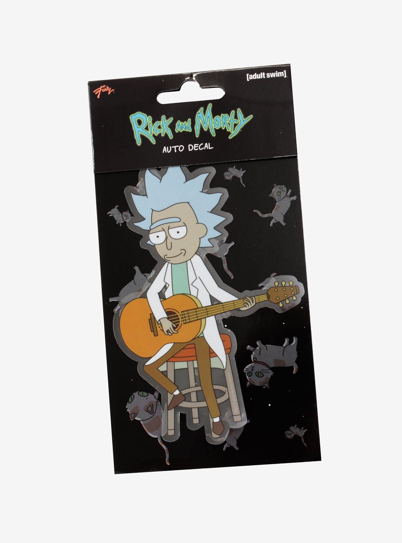 Rick And Morty Tiny Rick Guitar Decal, , hi-res