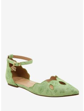 Plus Size Destination Disney The Princess And The Frog Tiana Green Floral Sandals, , hi-res