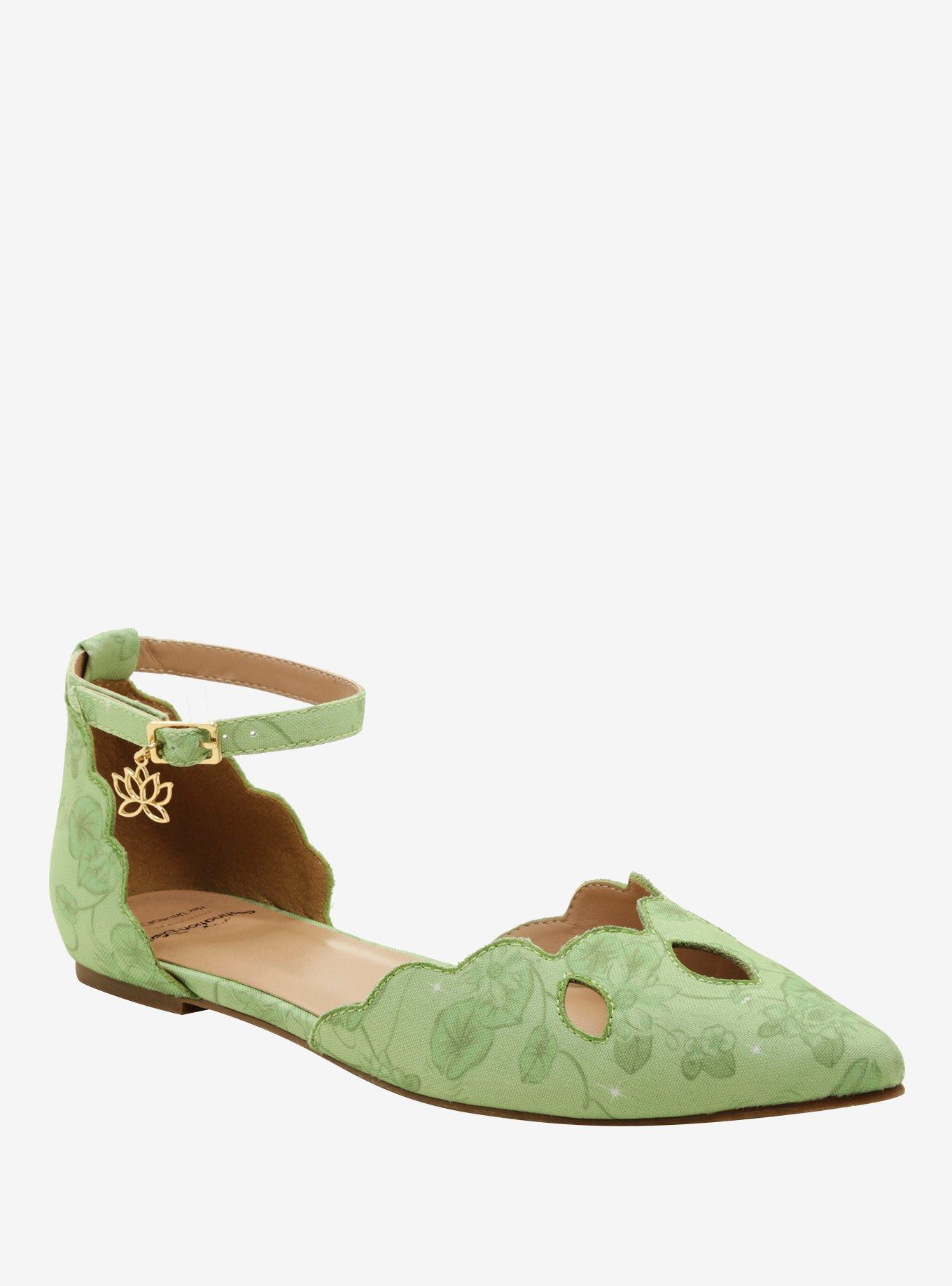 Destination Disney The Princess And The Frog Tiana Green Floral Sandals, MULTI, hi-res