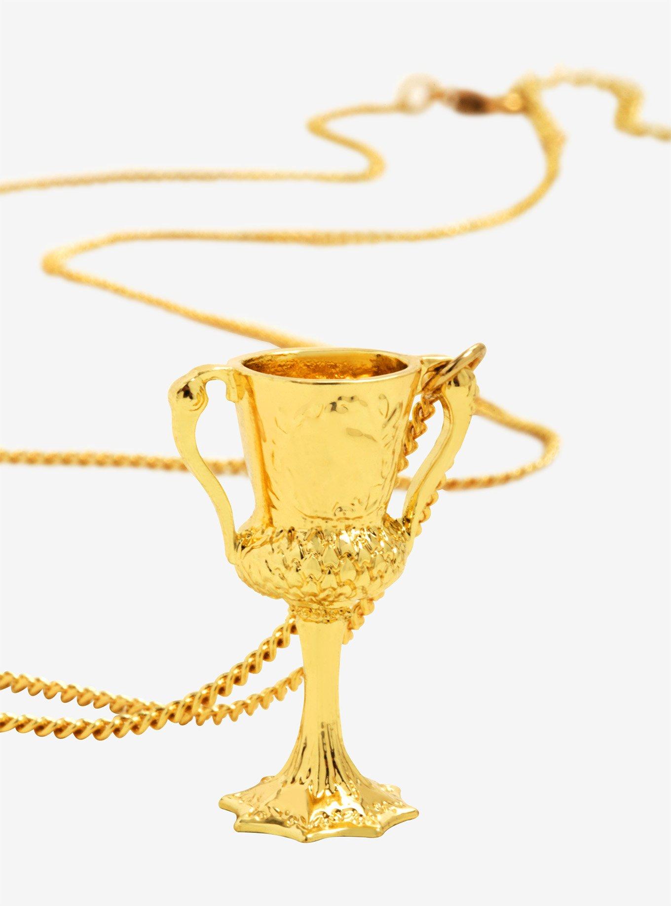 Harry Potter Helga Hufflepuff's Cup Horcrux Necklace - BoxLunch Exclusive, , hi-res