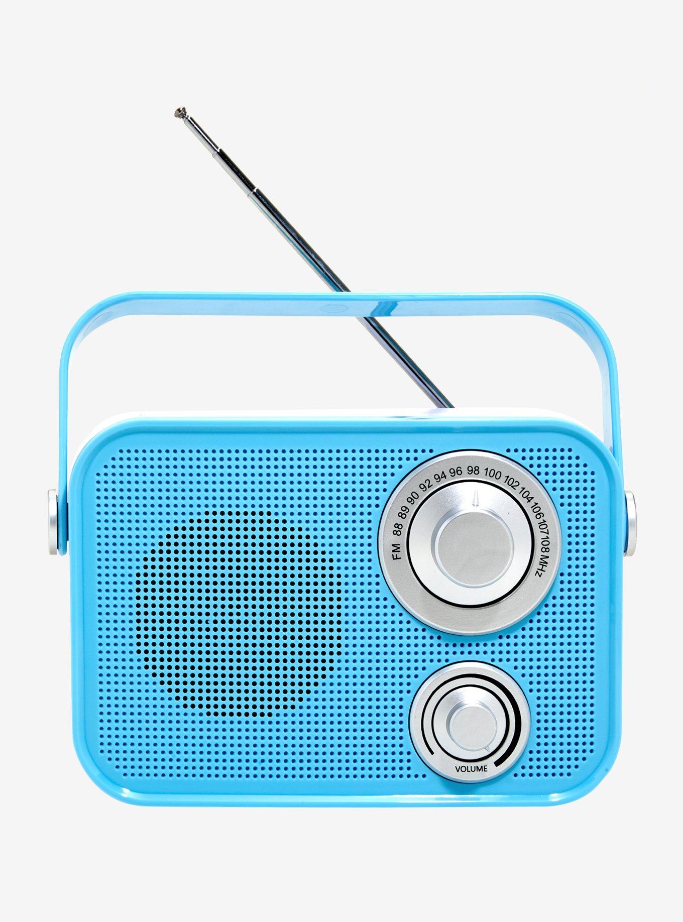 Vintage Bluetooth/FM Radio Speaker - Blue