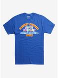 Parks And Recreation Johnny Karate Super Awesome Musical Explosion Show T-Shirt, BLUE, hi-res