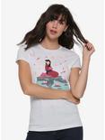 Her Universe Disney Mulan Book Art Girls T-Shirt, OATMEAL HEATHER, hi-res