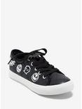 The Nightmare Before Christmas Patched Faux Leather Sneakers, BLACK-WHITE, hi-res
