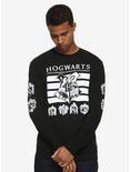Harry Potter Hogwarts Crest Long-Sleeve T-Shirt, BLACK, hi-res