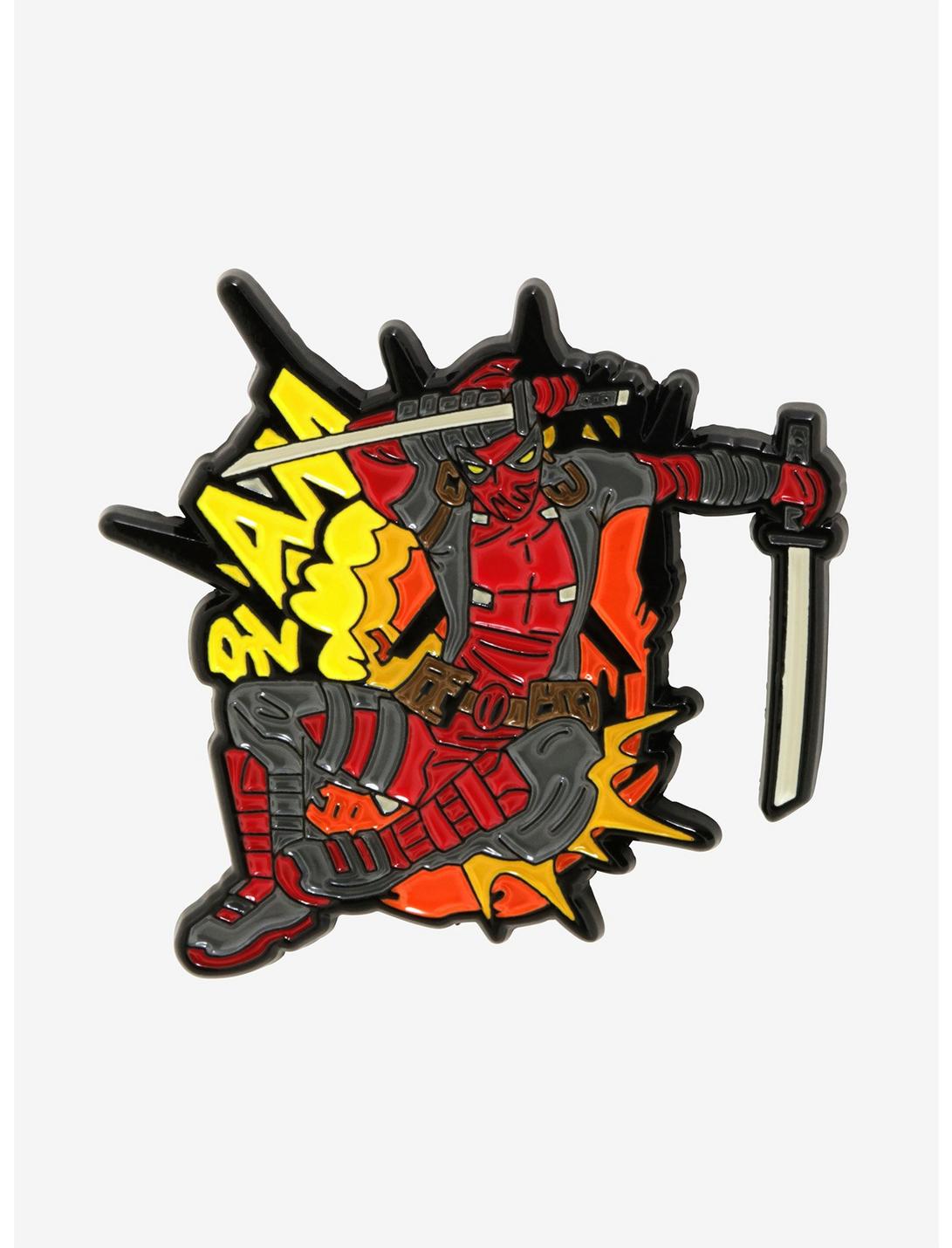 Marvel Deadpool Blam Enamel Pin, , hi-res