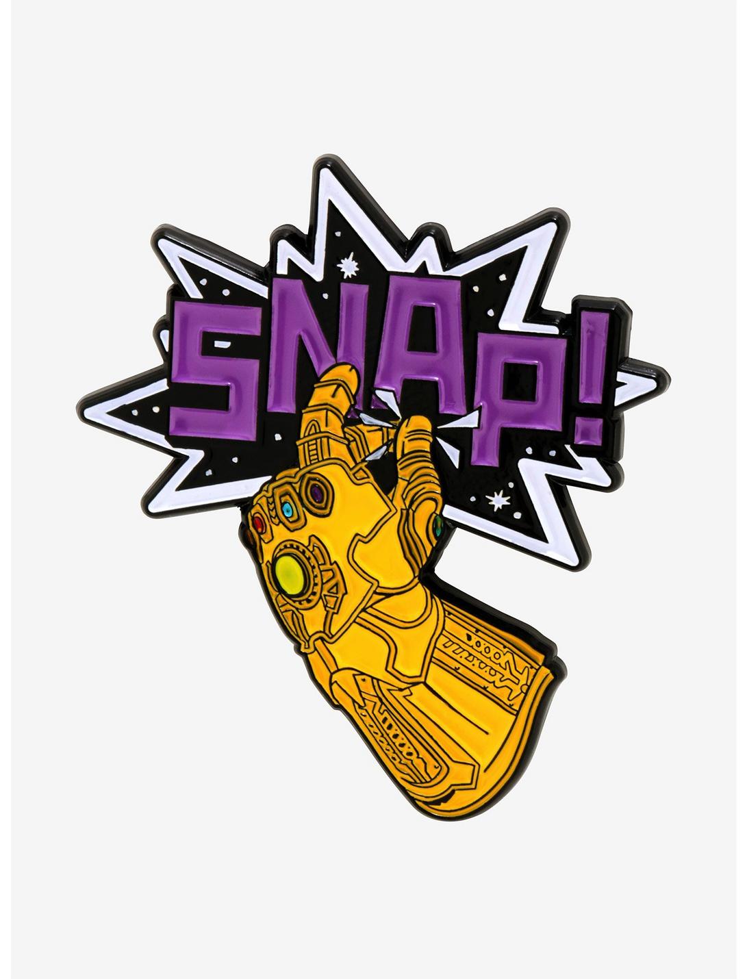 Marvel Avengers: Infinity War Infinity Gauntlet Snap Enamel Pin, , hi-res