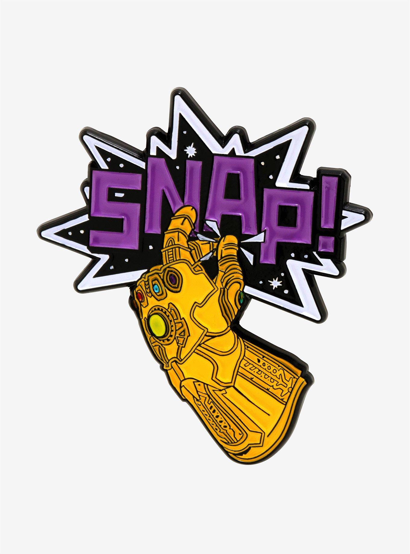 Marvel Avengers: Infinity War Infinity Gauntlet Snap Enamel Pin, , hi-res