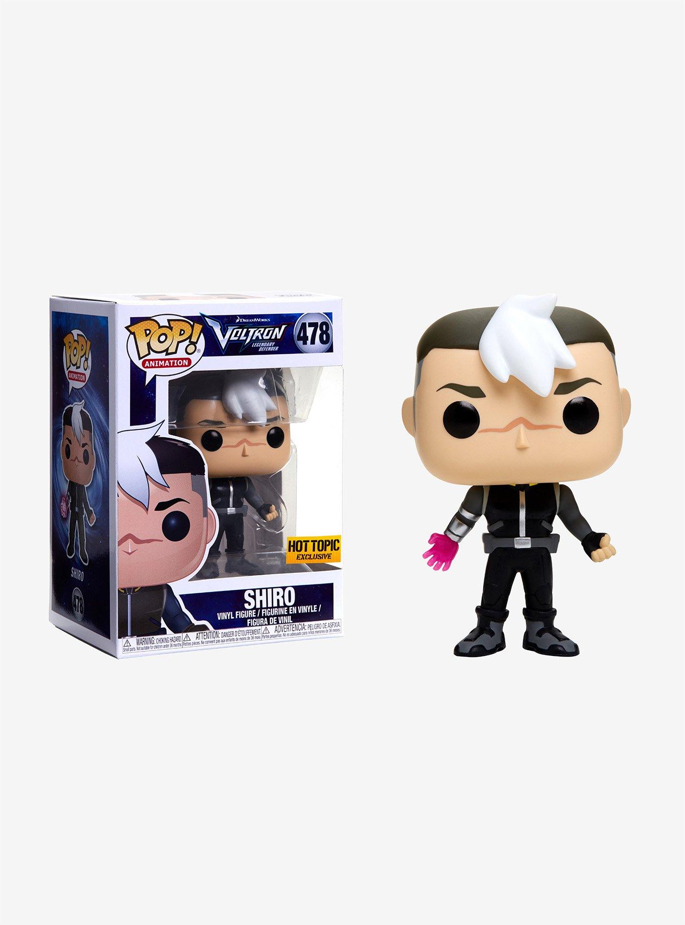 Funko Voltron Legendary Defender Pop Animation Shiro Glow In The Dark Vinyl Figure Hot Topic Exclusive