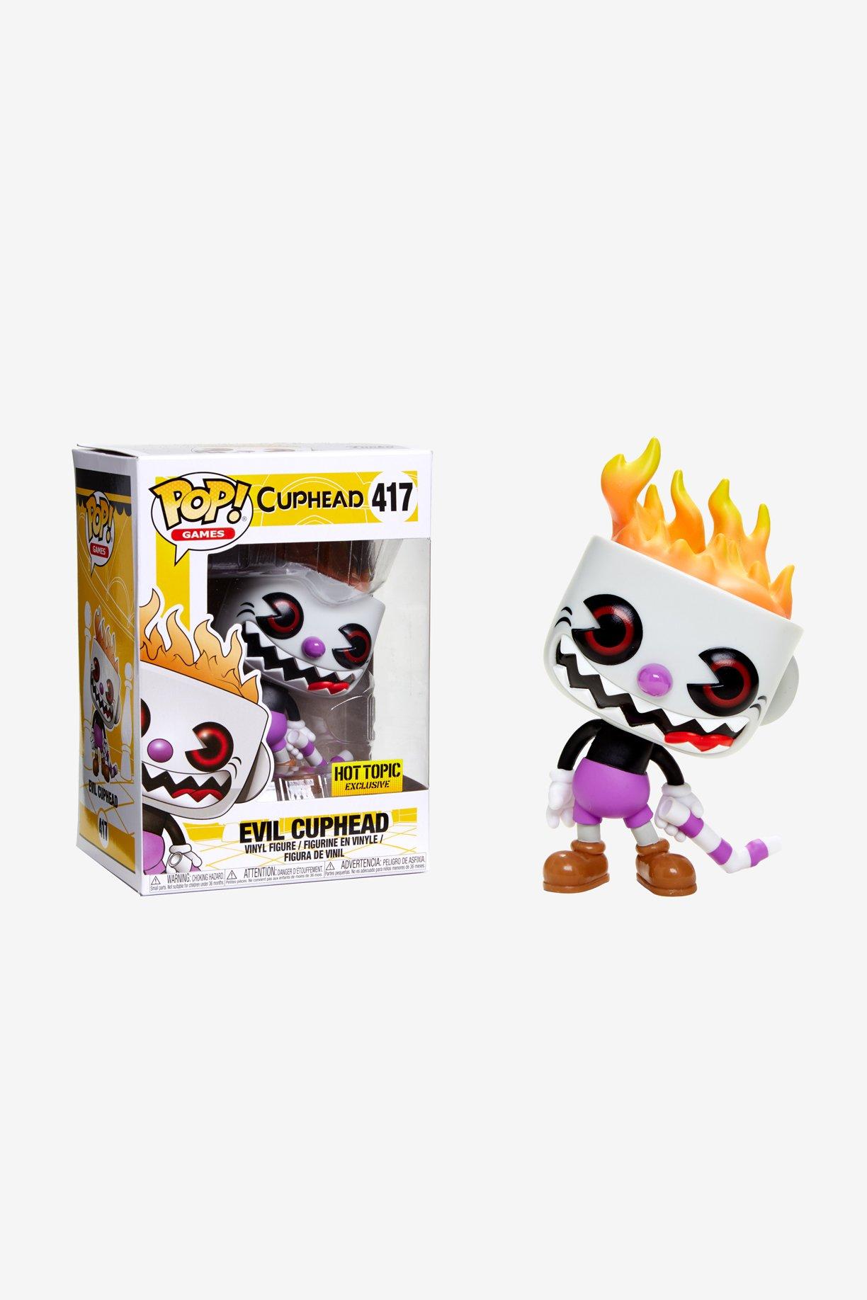 Funko Cuphead Pop! Games Evil Cuphead Vinyl Figure Hot Topic Exclusive, , hi-res