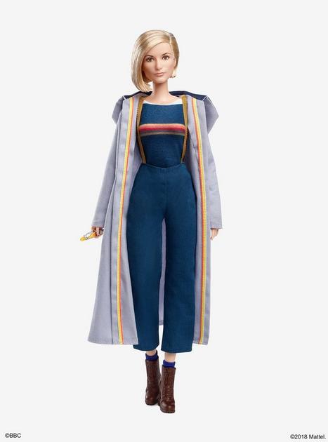 Barbie® Doctor Who Thirteenth Doctor With Sonic Screwdriver Collector Doll  | Hot Topic