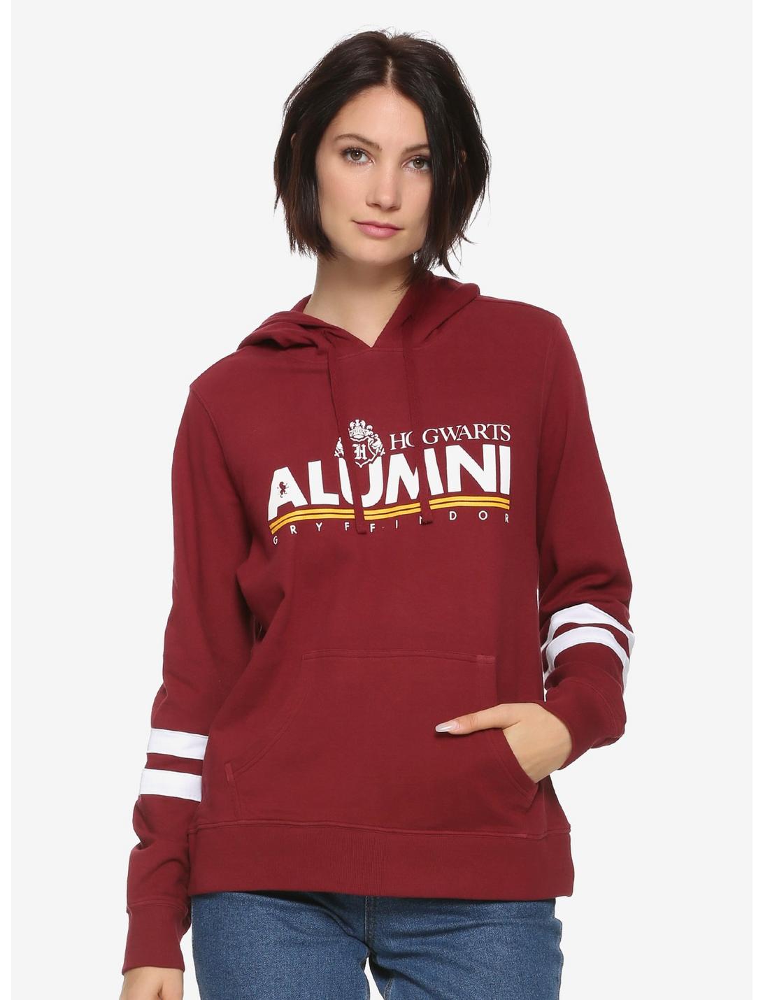 Harry Potter Gryffindor Alumni Womens Hoodie - BoxLunch Exclusive, RED, hi-res